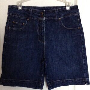 Denver Hayes Women's Classic Fit Bermuda Denim Jean Shorts Size 8X8